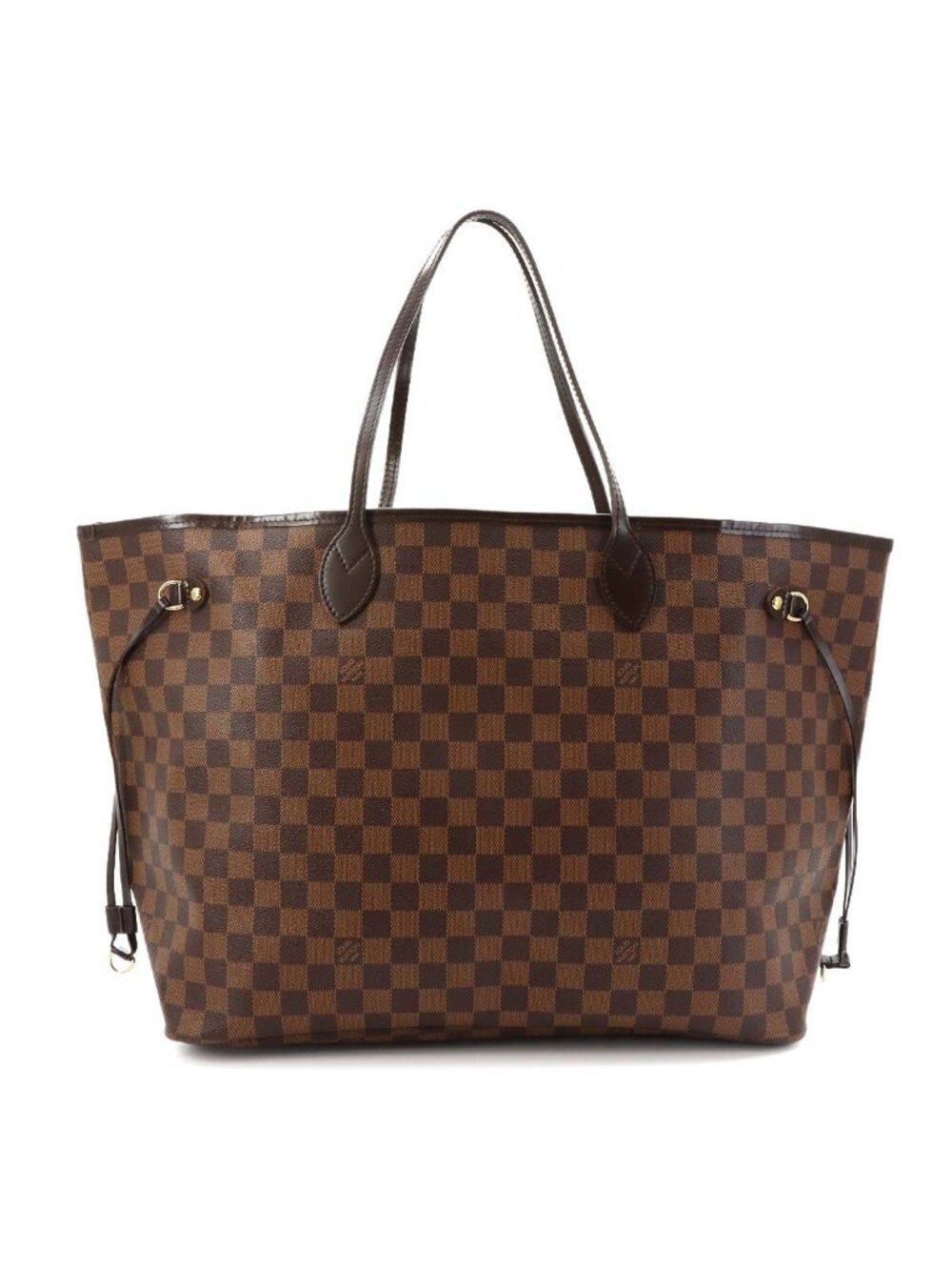 Louis Vuitton Damier Neverfull GM Tote Ebene Cerise Gold - Picture 2 of 9